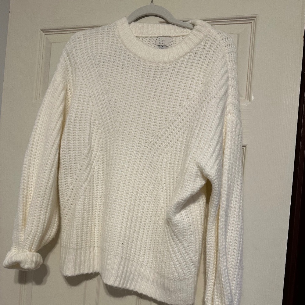 Cream sweater